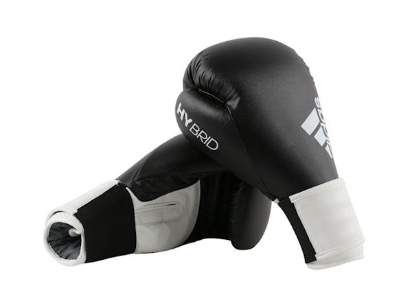 Adidas Hybrid 100 Boxing Gloves Box Fit Boxercise - Black White